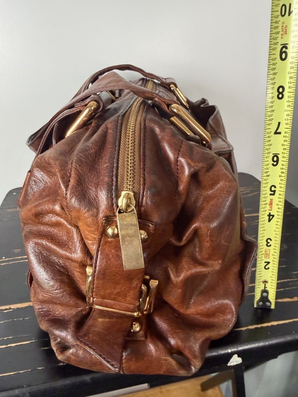 Kooba Brown Leather Shoulder Bag Purse - Picture 11 of 15